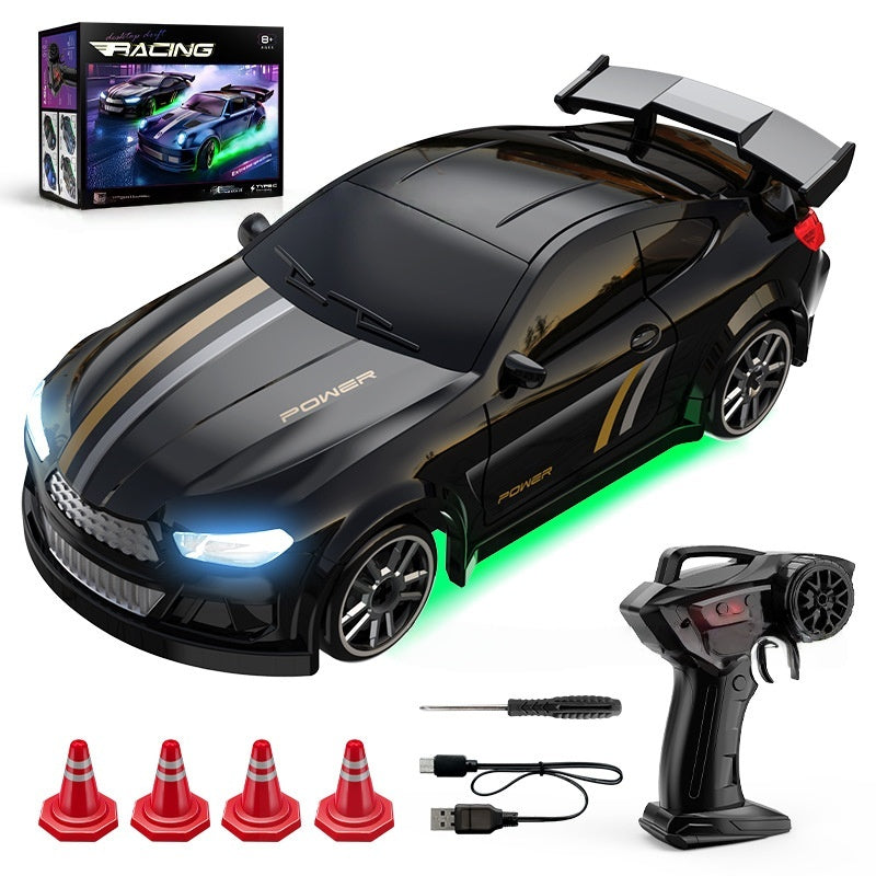 1:64 Full-Scale Acceleration Drift RC Car - Extreme Speed Mini Tabletop Racing Car with LED Lights