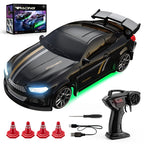 1:64 Full-Scale Acceleration Drift RC Car - Extreme Speed Mini Tabletop Racing Car with LED Lights