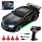 1:64 Full-Scale Acceleration Drift RC Car - Extreme Speed Mini Tabletop Racing Car with LED Lights