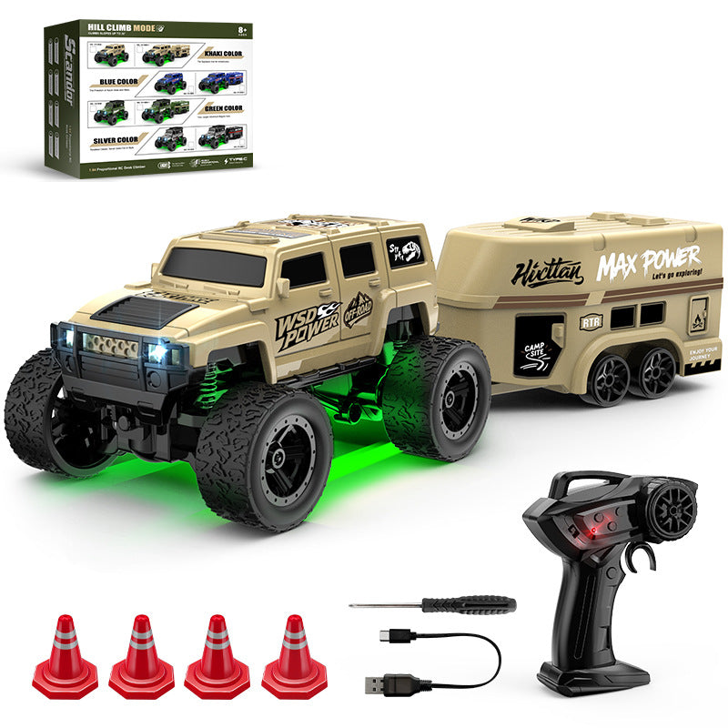 1:64 Full-Scale Acceleration Drift RC Car - Extreme Speed Mini Tabletop Racing Car with LED Lights